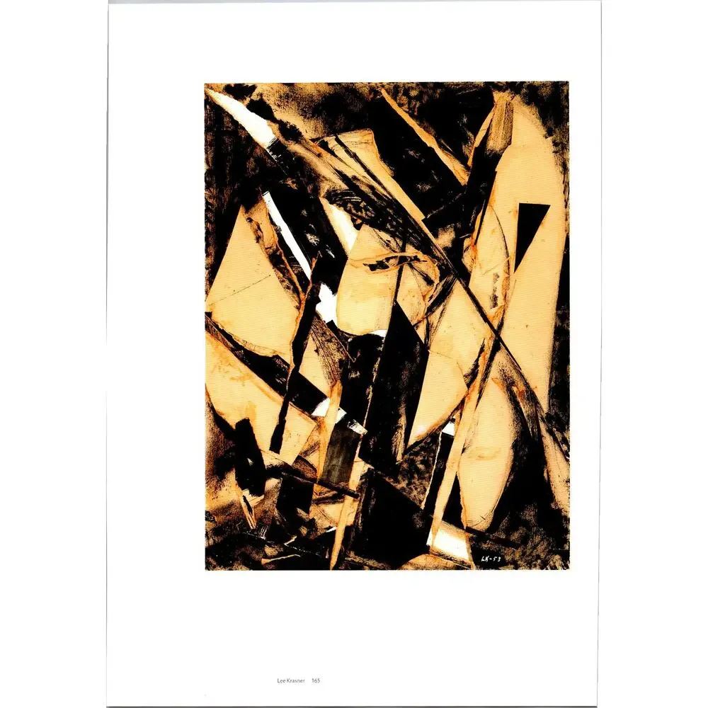 Lee Krasner Black & White Collage Vintage Art Print SV33-3 - Picture 2 of 2